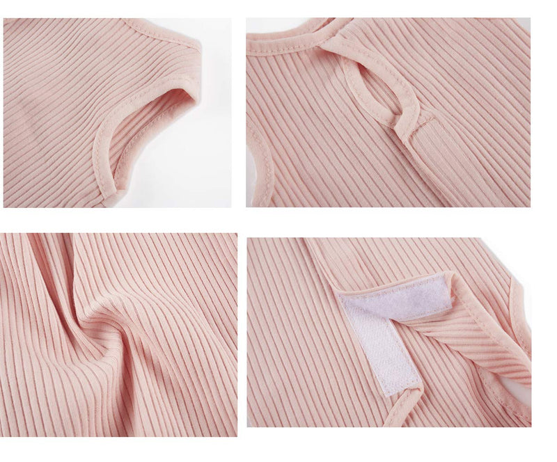 Lanyarco Pet Cat Recovery Suit Shirt Clothes 95% Cotton,Collar Alternative for Cats,Large Muted Pink L - PawsPlanet Australia