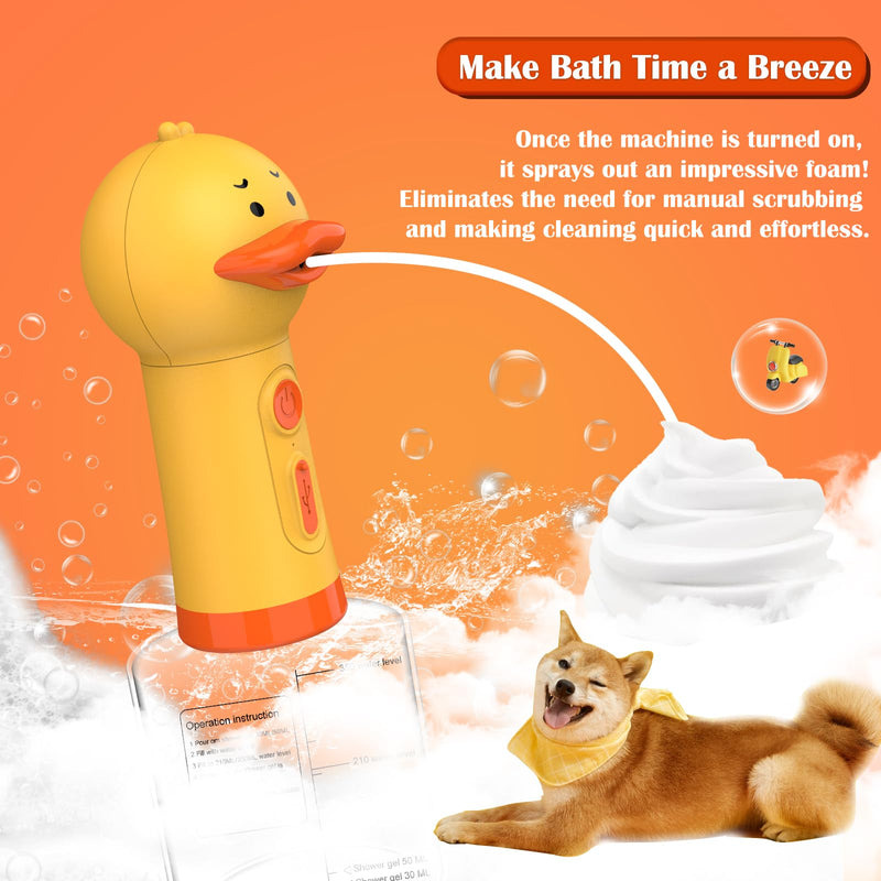 Katoggy Electric Foaming Shampoo Dispenser for Dog and Cat Bathing, Rechargeable Soap Dispenser for Pet Bathing, Bathroom, Kitchen Sink, Toilet Cleaning - PawsPlanet Australia