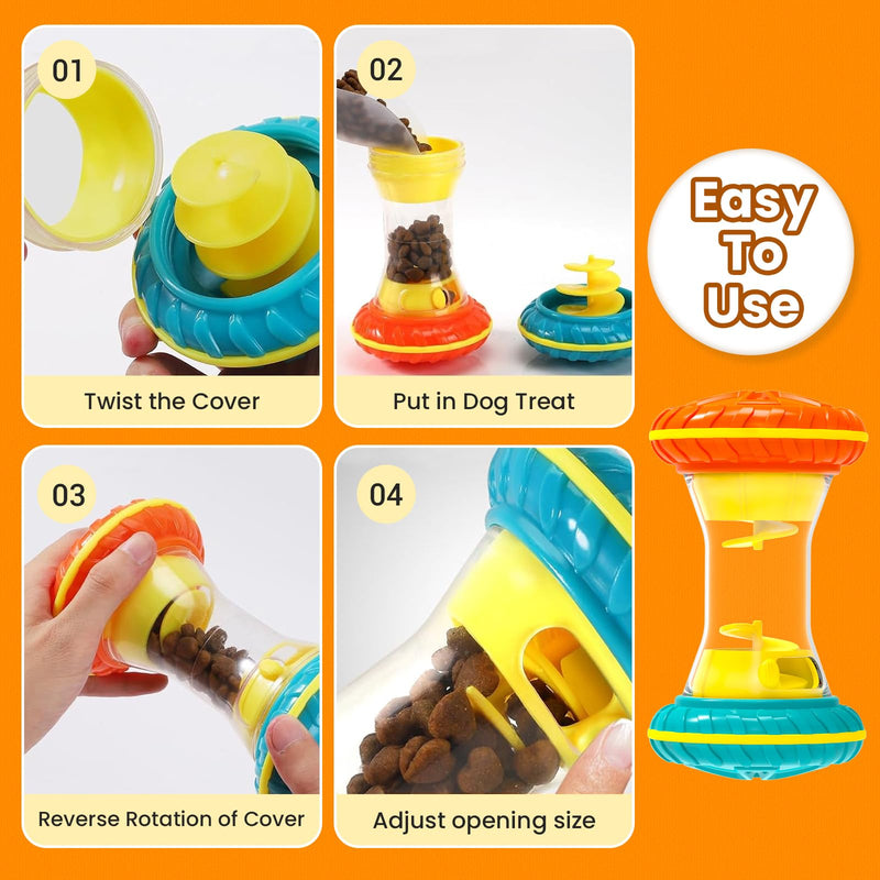 Dog Puzzle Toy for Dogs, Dog Enrichment Toys for Dog, Dog Puzzles for Smart Dogs, Treat Dispensing Dog Toys to Keep Them Busy, Interactive Dog Toys for Boredom, Dog Puzzle Feeder, Dog Treat Toy - PawsPlanet Australia