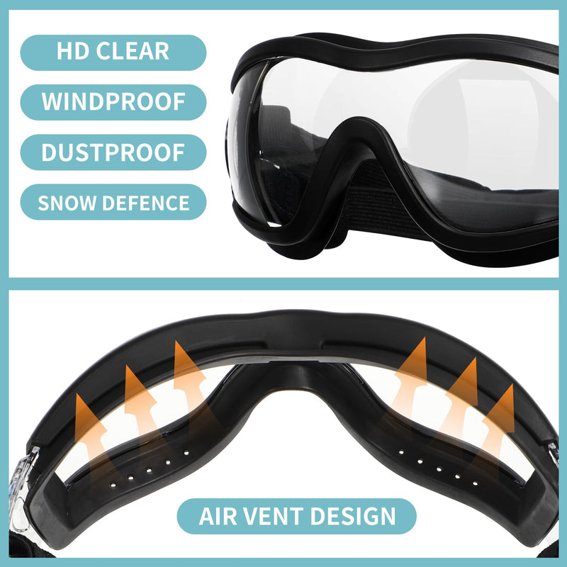 balacoo Windproof Pet Goggles Protective Dog Sunglasses Uv Eye Protection Lightweight Outdoor Eyewear for Puppy and Dog - PawsPlanet Australia