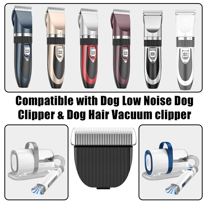 2 Pack Dog Grooming Replacement Blades Compatible with ONEISALL Dog Low Noise Dog Clipper & Dog Hair Vacuum Clipper,Made of Stainless Steel Pet Clipper Blade (Size 30 1/50"(0.5mm)) Size 30 1/50"(0.5mm) - PawsPlanet Australia