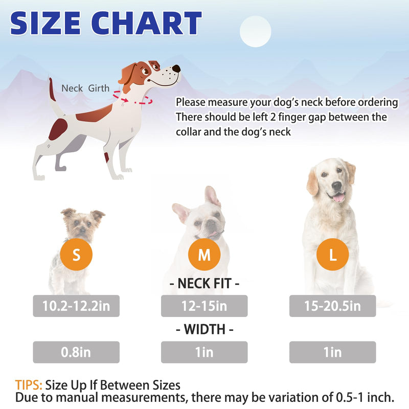 KOOLTAIL Martingale Collar for Dogs for Small Medium Large Dogs, Soft Padded Nylon No Pull Dog Collar with Buckle, Adjustable No Slip Heavy Duty Durable Puppy Training Collar for Boys Girls, Blue S