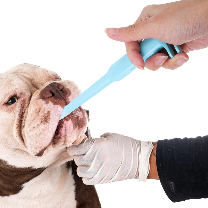 BESTYASH Adjustable Medication Feeder with Soft Plastic Tube, One-Hand Operation for Cats and Dogs, Practical Tool for Stress-Free Medication Administration to Pets