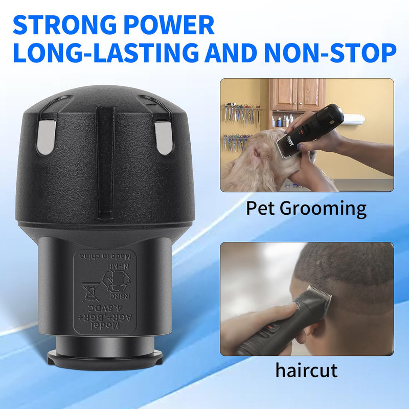 Replacement Battery for Andis PowerGroom AGR/BGR Clippers,Compatible with for Andis Super AGR Plus, AGR+, BGR+, Bgrc Series Cordless Clippers.2200mAh High-Capacity NiMH Pack. 1-Pack - PawsPlanet Australia