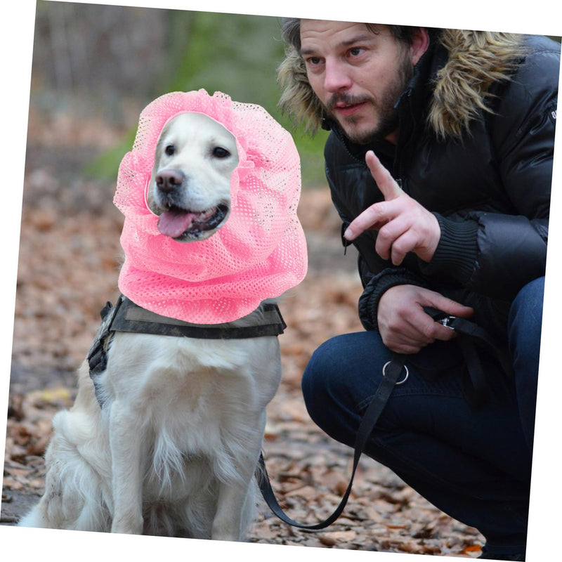 Gatuida Dog Ear Protection Mesh Breathable Elastic Ear Protection for Puppies Long Ears Summer Pets