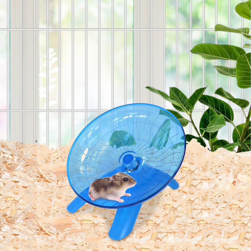 2 Packs, Hamster Water Bottle + Hamster Wheel Hamster Flying Saucer for Dwarf Hamsters Gerbil Mice - PawsPlanet Australia