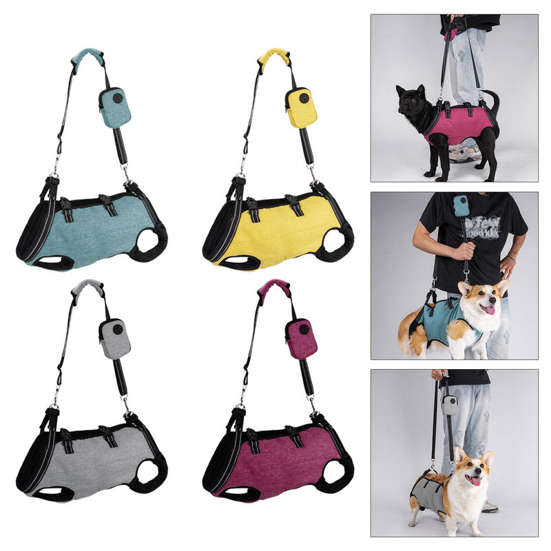 Full Body Support Dog Lift Belt with Ergonomic Constructions for Older Dogs with Shock Absorption and Adjustable Belt Shock Absorption Strust Harness