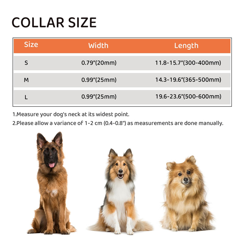 Personalized Dog Collar with QR Code tag for pet ID, Reflective Safety Collar, Suitable for Small, Medium, and Large Dogs (Pink, Large) Pink - PawsPlanet Australia
