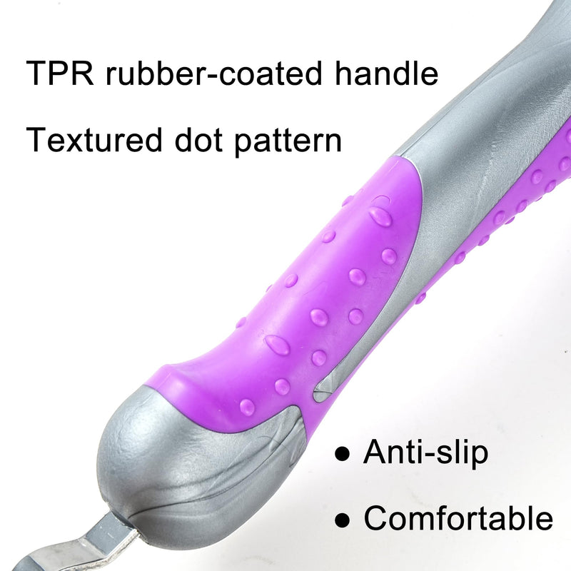 Horse Hoof Pick with Dual Brush,TPR Non-Slip Grip, Farrier Tool Hoof Pick for Horse Hoof Cleaning and Grooming - PawsPlanet Australia