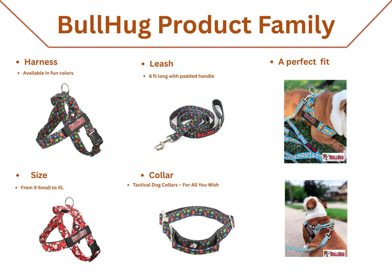 BullHug Adjustable Dog Collar – Soft Durable Polyester, Vibrant Prints, Quick-Release UTX Buckle, Comfortable for Small to Large Dogs (Collar: 30-44 cm - (Donuts, Medium)) Donuts Medium - (Width 2.5 cm , Neck 30-44 cm)