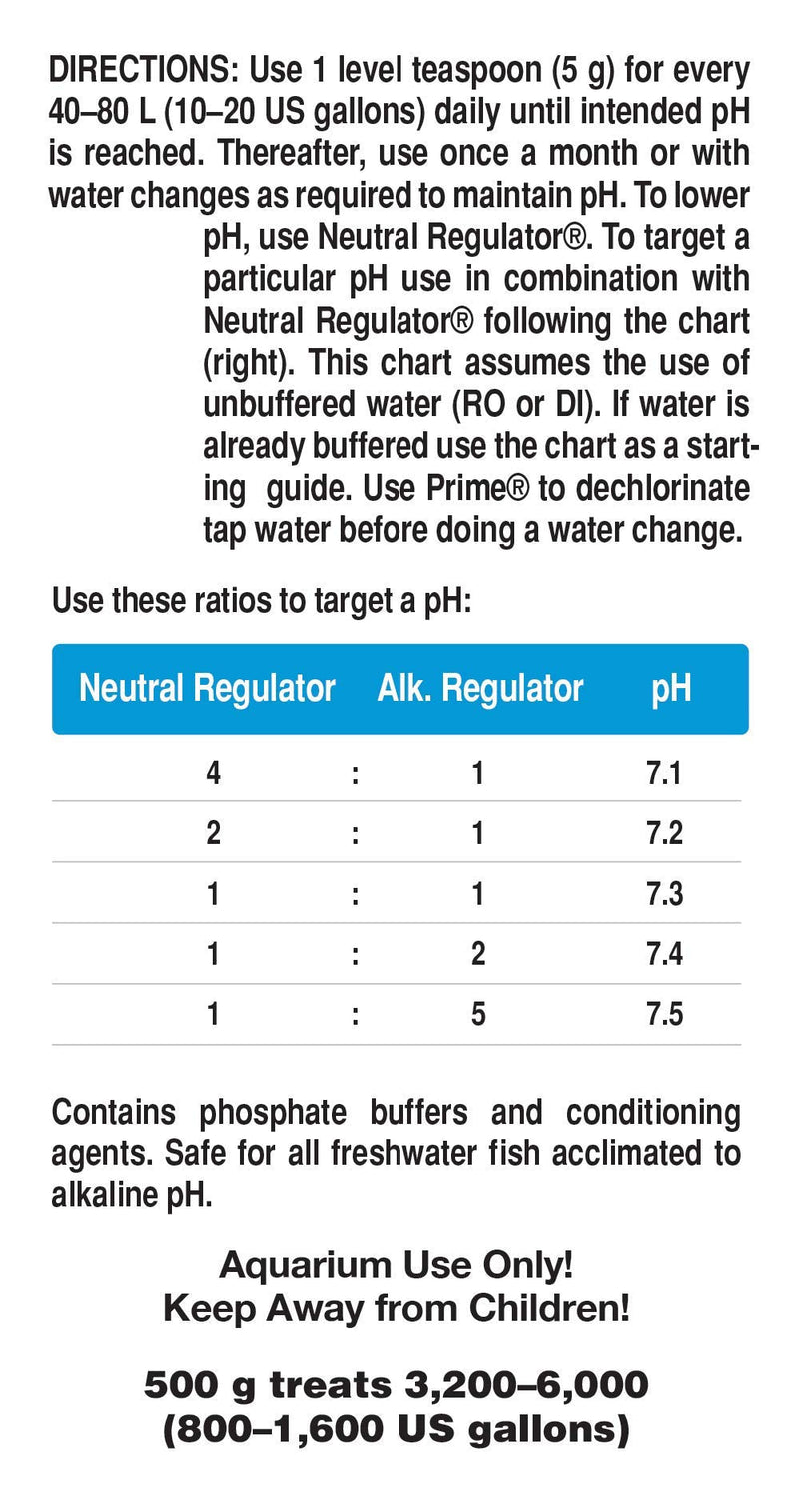 Alkaline Regulator, 500 g / 1.1 lbs - PawsPlanet Australia
