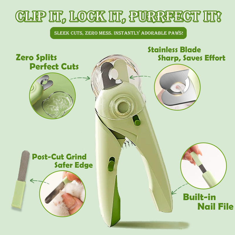 3PCS Cat Grooming Kit, Nail Clipper Trimmer and Nail File, Brush for Shedding, Comb for Long Haired Cats, Pet Supplies and Essentials, Gifts for Cat Lover - PawsPlanet Australia