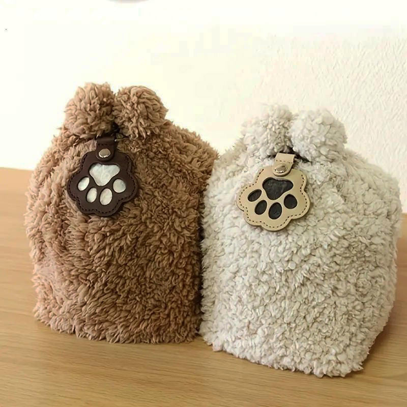 Cat & Dog Hair Keychain - Paw Shaped Leather Memorial Keepsake for Dog Cat Fur Storage, Pet Fur Keepsake Collector with Refillable Capsule (3PCS) 3PCS - PawsPlanet Australia