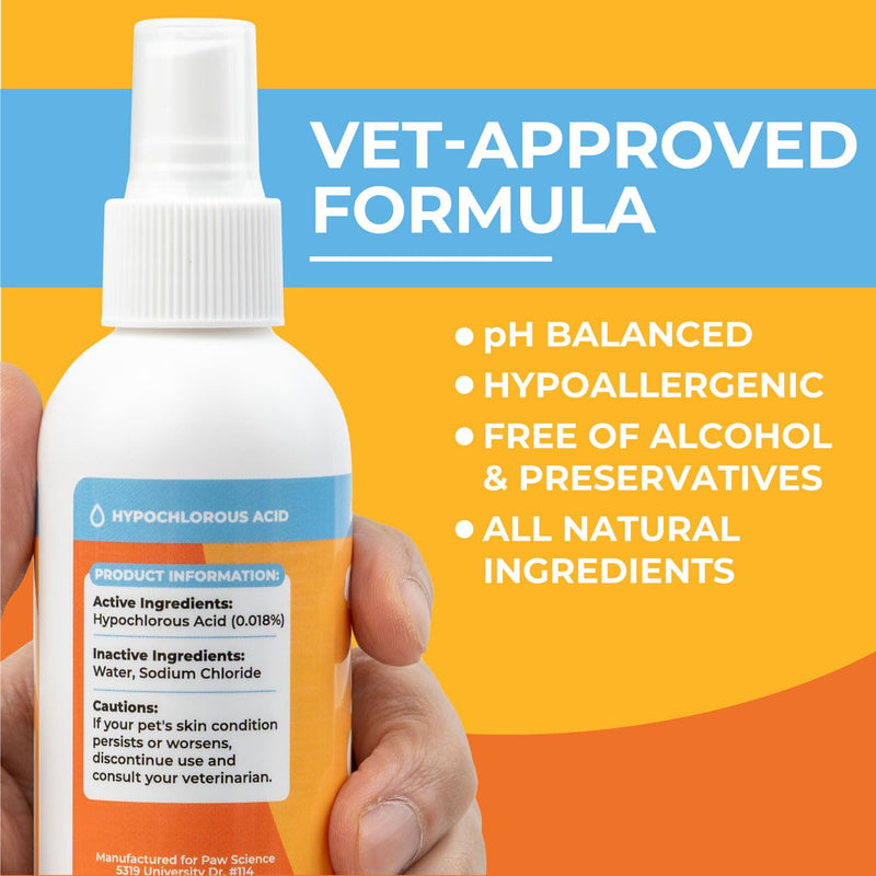 Skin & Wound Care Spray for Dogs & Cats – Lick-Safe Antiseptic Healing Aid, Itch Relief & Skin Repair Treatment for Hot Spots, Rashes, Cuts, Burns, & Irritation - PawsPlanet Australia