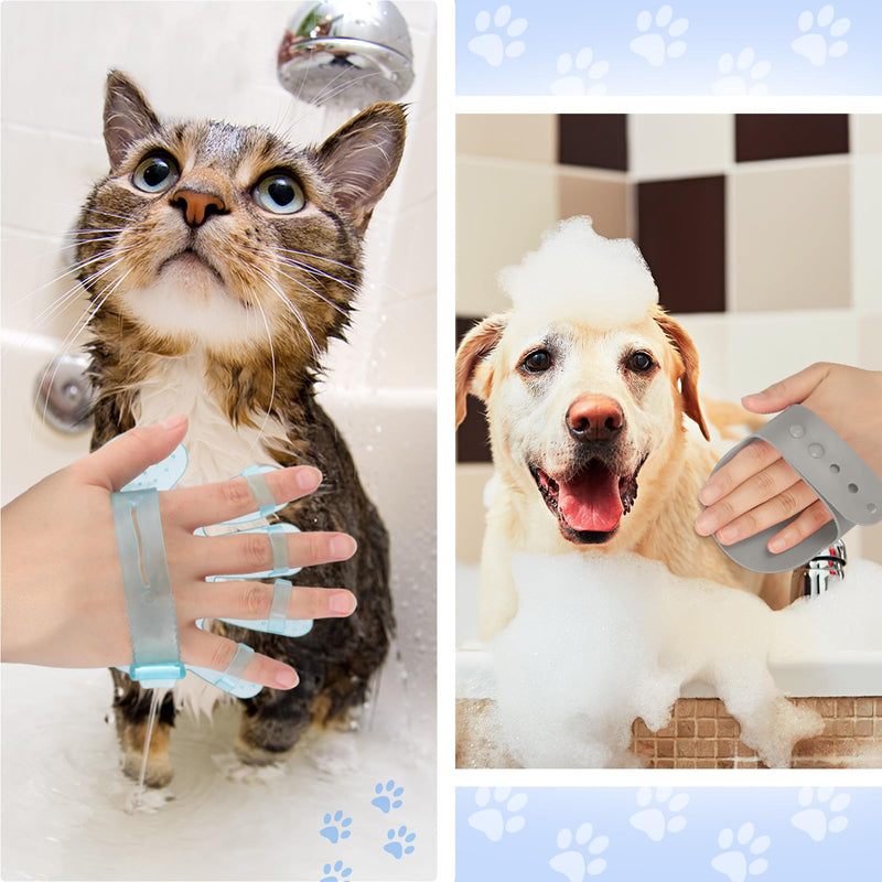 Yaomiao 9 Pcs Pet Grooming Kit - Self Cleaning Slicker Brush, Shedding Comb, Nail Clippers, File, Scissors with Adjustable Strap for Dogs and Cats Classic Color - PawsPlanet Australia