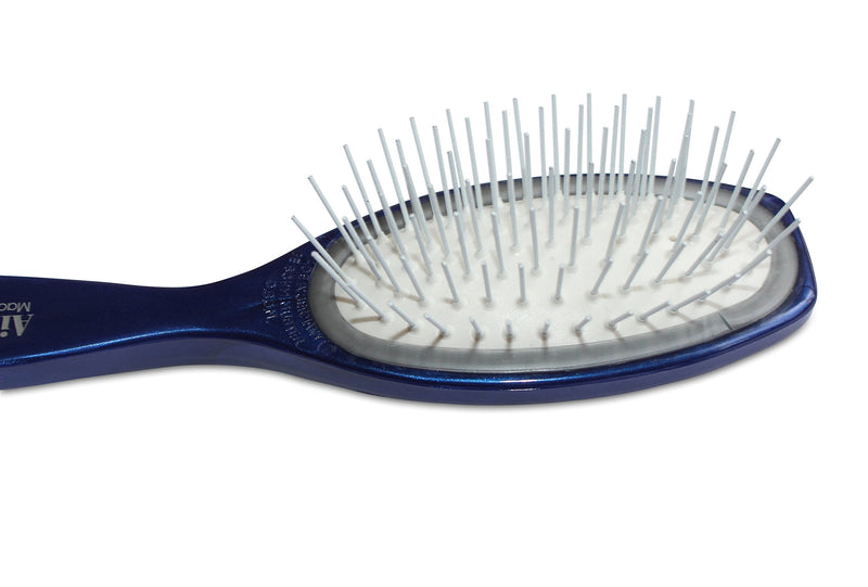 Mars Professional Pin Dog Grooming Brush, Plastic Handle and Rubber Cushion, 7.25" Length - PawsPlanet Australia
