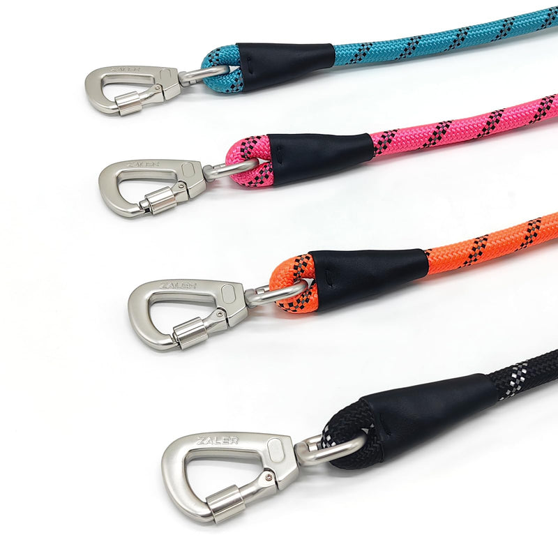 ZALER Long Dog Leash, 50 feet 30ft 20ft 15ft 10ft Dog Training Lead, Heavy Duty Reflective Check Cord Recall Leash for Dogs Training, Playing, Camping, or Backyard (10FT, Orange) 10FT*2/5" - PawsPlanet Australia