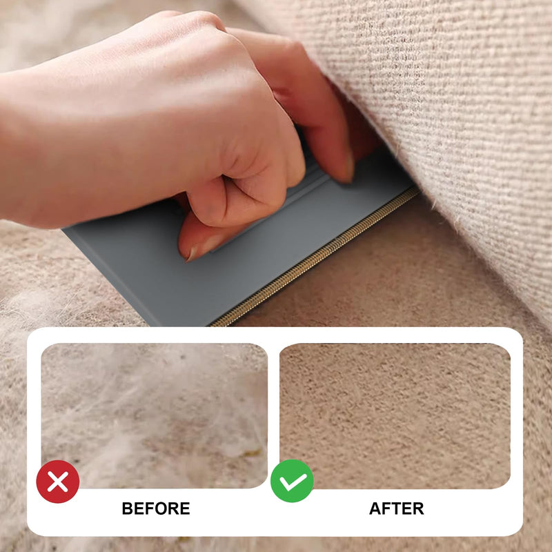 Pet Hair Removal Tool, Dog Cat Deep Cleaning Fur Removers, Lint Cleaner Pro, Portable Scraper Rake Carpet Hairball Shaver Brush for Clothes, Couch, Blanket, Car Mat, Pet Bed, Towels Rugs - PawsPlanet Australia