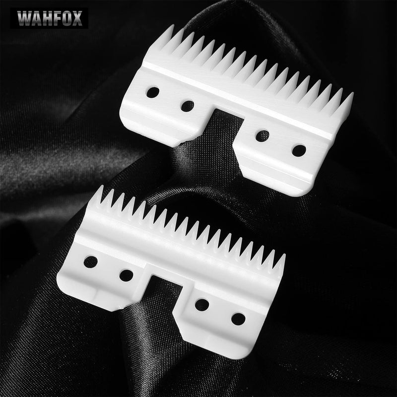 WAHFOX Ceramic Blades for Oster Fast Feed Clipper - A5 Replacement (2 pieces) 2 PCS - PawsPlanet Australia