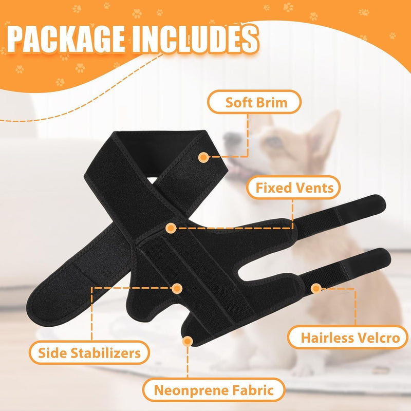 MASBRILL Dog Knee Brace, Adjustable Dog Brace Protector Pads for Back Leg, Dog ACL Hind Leg Brace Cruciate Ligament Care Knee Brace for Dogs Rear Leg, Joint Pain and Muscle Sore - PawsPlanet Australia
