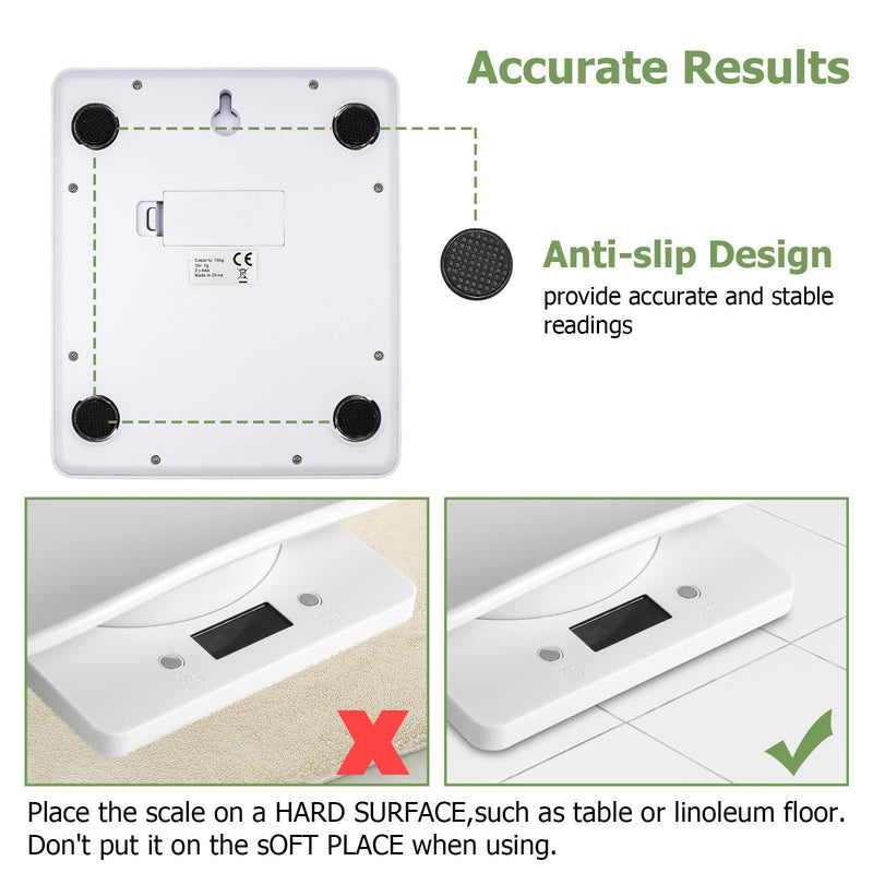 Digital Small Animals Scales for Weighing with Tape Measure, Puppy Whelping Scale Weigh Your Kitten, Rabbit with High Precision, Multifunction Electronic Baby Scales for Small Dogs Cats Crawl Pet Pet Scale&Tape - PawsPlanet Australia