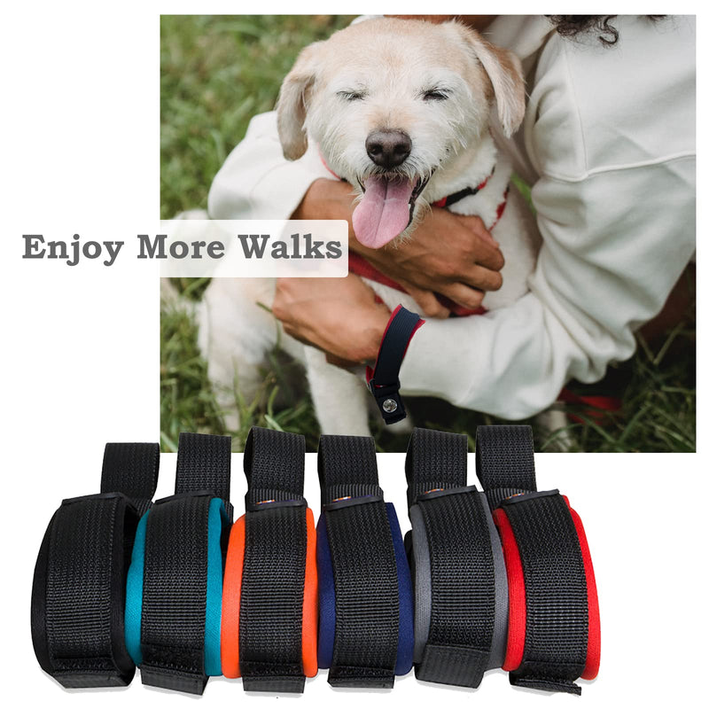 Hands Free Adjustable Wrist Strap,Suitable for Any Dog Leashes with Adopts Design,Soft and Comfortable Diving Fabric Wrist Strap for Retractable Dog Leash (Classic Black) Cool Black - PawsPlanet Australia