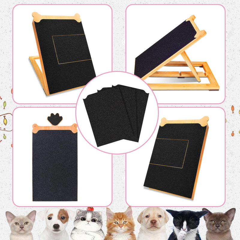 Self Adhesive Emery Paper, Dog Scratch Pad Replaceable Stickyback Sandpaper Nail Files for Pet Manicure & Pedicure- Trim 100Grit 15.4 * 10 inches 3pack - PawsPlanet Australia