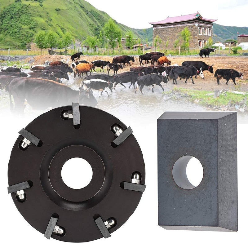 Zerodis Cattle Hoof Trimming Cutter, Second Generation Livestock Foot Trimmer Disc Plate Cattle Hoof Angle Grinder Machine 7 Sharper Special Blade(for 7 Cutter)