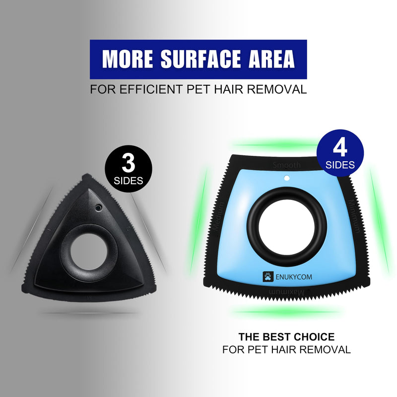 Pet Hair Removal Tool for Car Detailing – 2025 Upgrade Dog Hair Remover for Car Auto, Couch, Carpet & Furniture – Reusable Pet Hair Scraper for Car Interior & Upholstery - PawsPlanet Australia