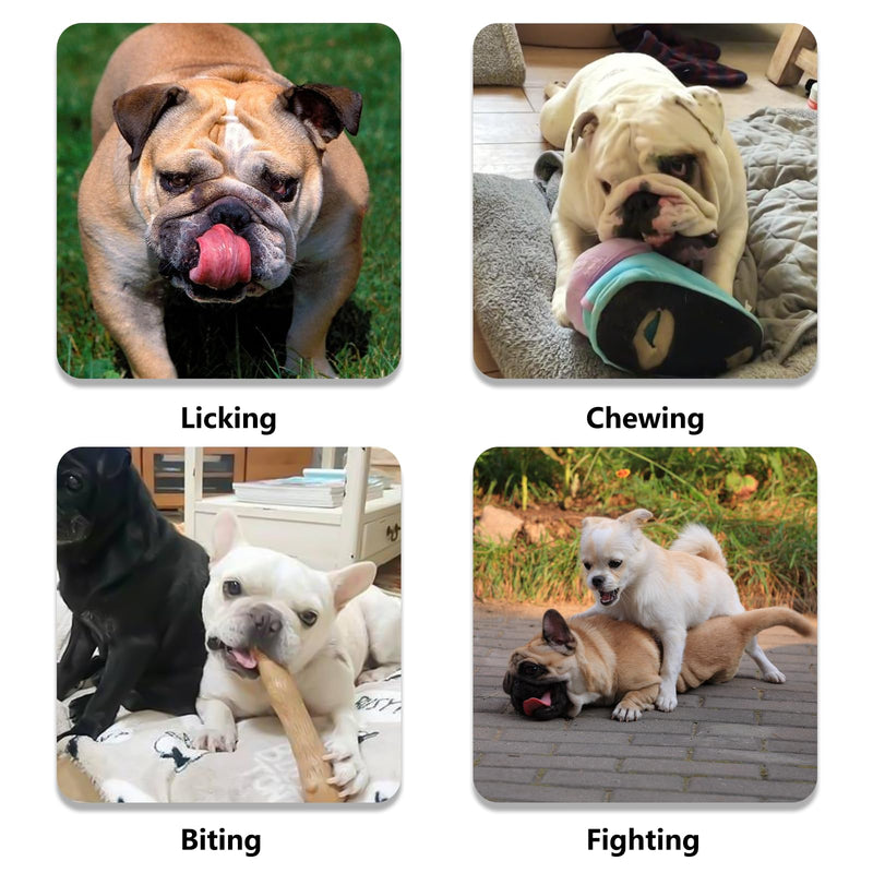 Short Snout Dog Muzzle, Soft Breathable Mesh Bulldog Muzzle Won’t Cover Eyes, Prevent Biting Licking for Dogs（M,Black） Medium Black - PawsPlanet Australia