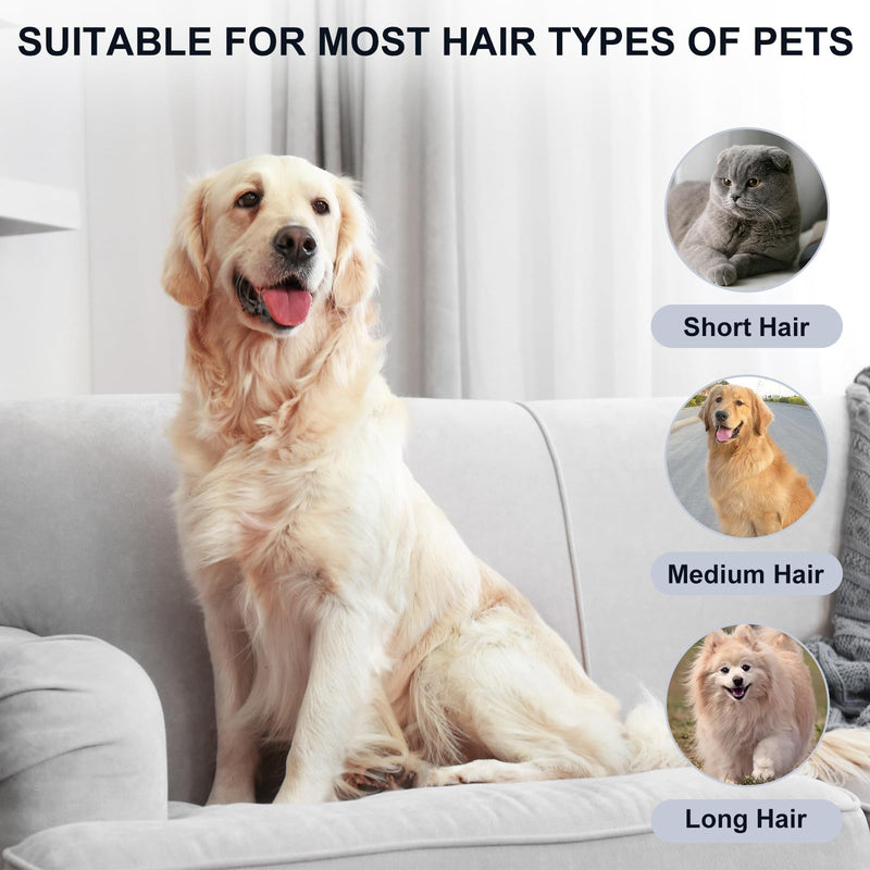 Brush for Dogs and Cats, Removing Superfluous Hair Unraveling Dead Knots Reduces Hair Loss by 90%, Suitable for Small Medium and Large Dogs and Cats - PawsPlanet Australia