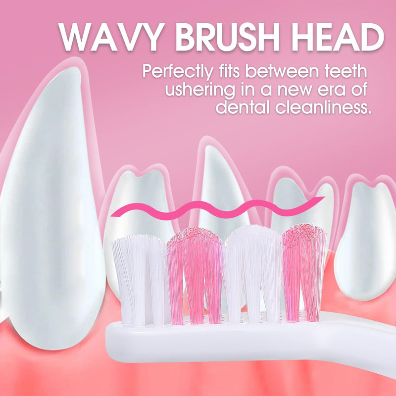 Dog Toothbrush – Newly Upgraded Dual-Head Design with 60° Wavy Bristles + Natural Coconut Oil Cat & Dog Toothpaste