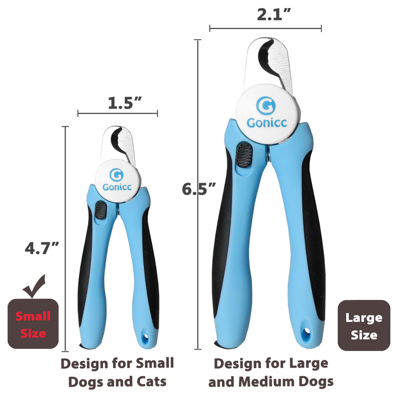 gonicc Professional Small Pets Nail Clippers and Pets Grooming Brush - PawsPlanet Australia