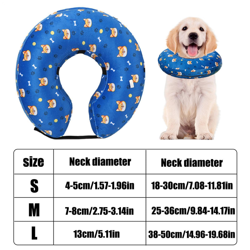 Soft cone for dogs, adjustable donut collar, anti-lick recovery aid for spray and rehabilitation healing accessories, grooming, veterinary training tool, swimming safety collar