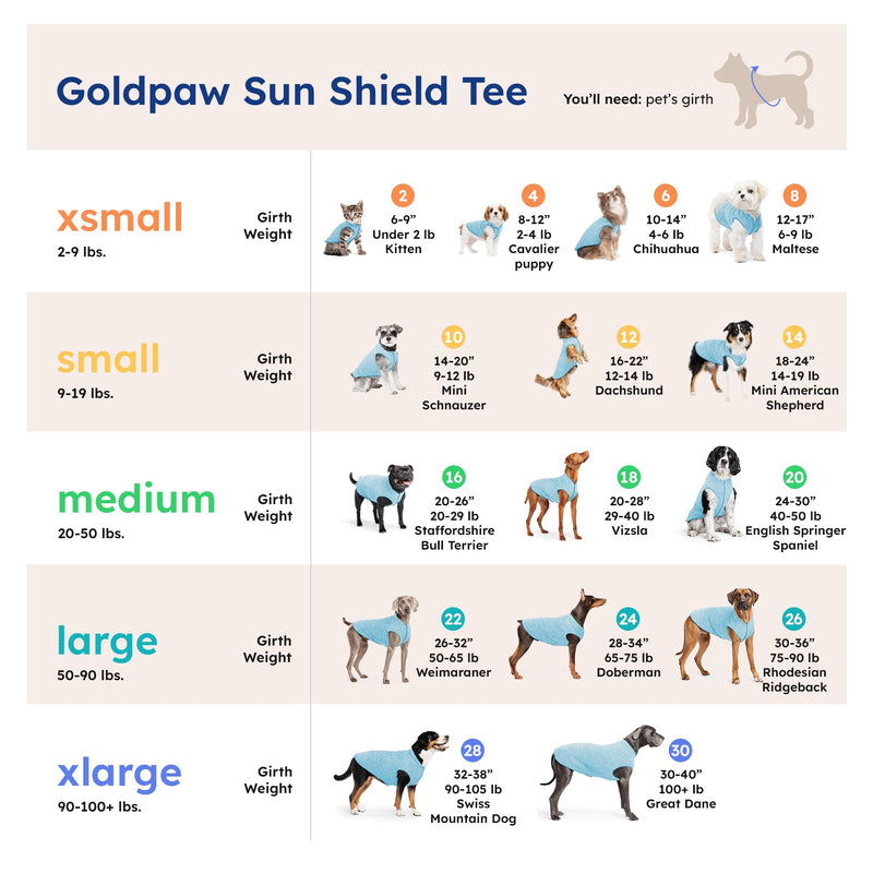 Goldpaw Dog Sun Shirt with UV Protection - Lightweight, Cooling Sun Protection Clothing for Medium Dogs - Reduce Heat Absorption - Made in the USA - Machine Washable - Pistachio Green - Size 16