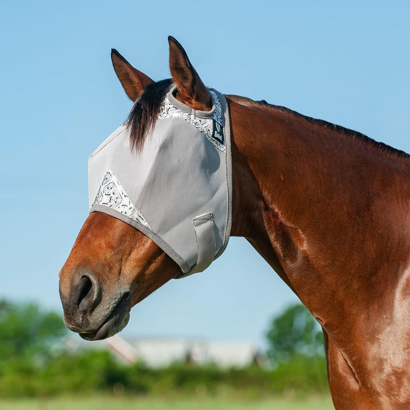 CASHEL Crusader Designer Fly Mask, Tundra, Warmblood (CFMWBS-23TU) - PawsPlanet Australia