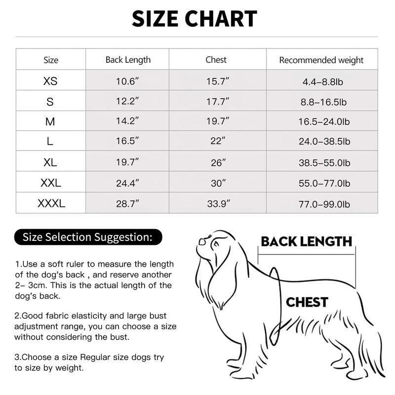 Puppy Onesies for Surgery Recovery Small Dogs Pjs for Small Dogs Girl After Surgery Anti Shedding Suit for Large Dogs (M, Dark Grey) Medium - PawsPlanet Australia