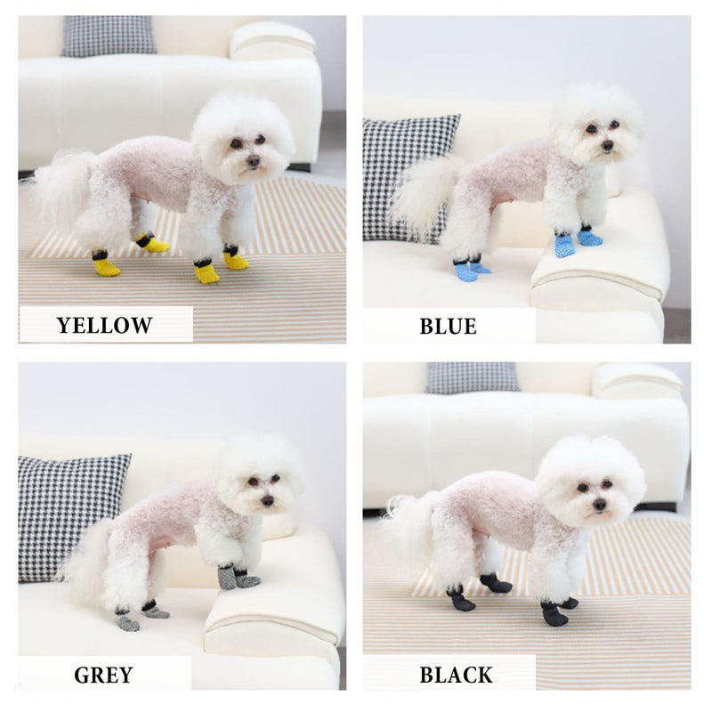 Cat Boots,Dog Boot for Injured Paw,Breathable Mesh Cat Claw Protectors Anti Scratch for Cutting Nails_M(Blue) M-Claw Length:1.9in Blue - PawsPlanet Australia