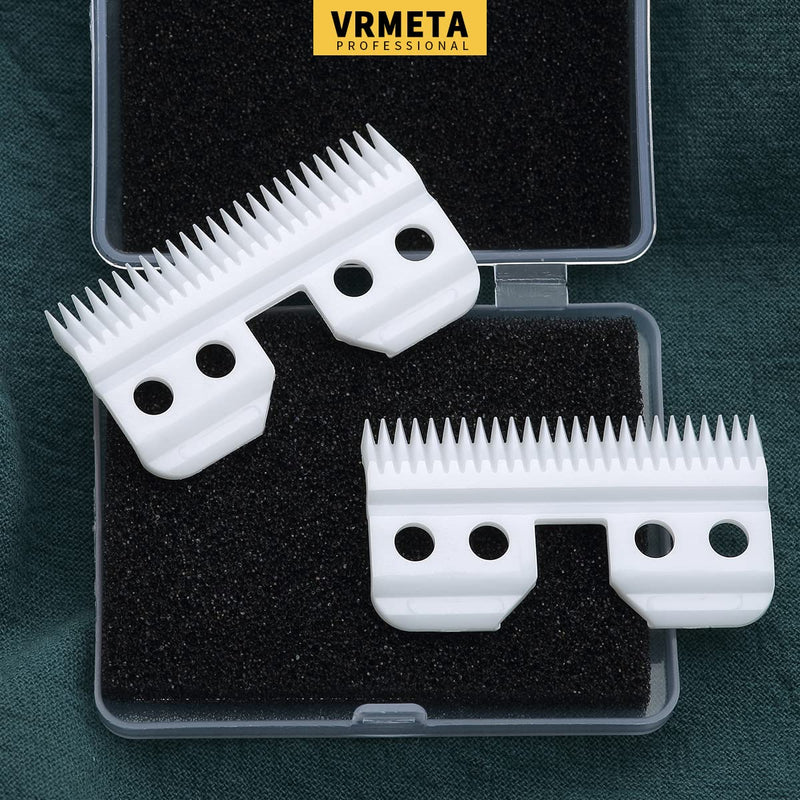 Ceramic Medium Cutter Blade Compatible for Most Andis (Pet), Oster A5, and Wahl KM Series Blades, Andis 64440 1 LS004306-C 25 tooth 2 pcs W - PawsPlanet Australia