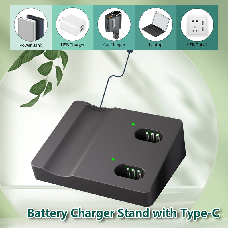 Battery Charger Stand with Type-C,Compatible with wahl Arco and Arco SE pet Dog Clipper Replacement Battery Model 0114-300/1854-7988/1854/1855 (Charger Stand) - PawsPlanet Australia