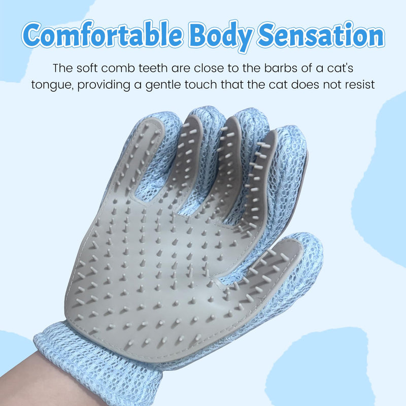 Pet Hair Removal Glove – Reusable Static Pet Hair Remover for Dogs & Cats, Easy Clean Glove for Furniture, Clothes, Couch & Laundry - PawsPlanet Australia