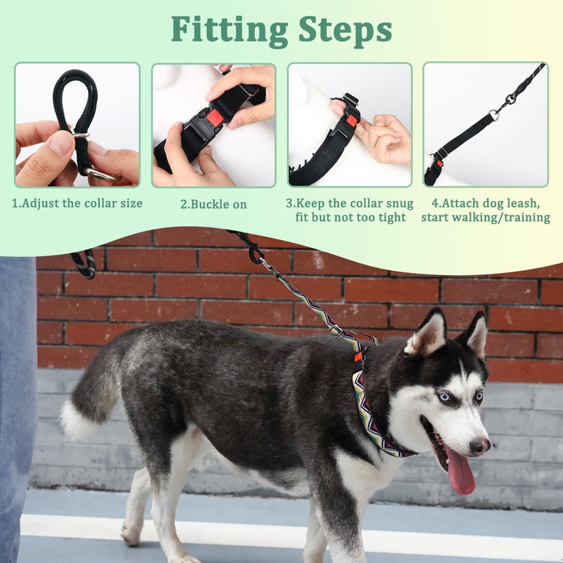 Mayerzon Dog No Pull Collar, Vintage Slip Prong Collar for Large Medium Small Dogs, Personalized Dog Pinch Collar with Quick Release Buckle for Walking Training Festival Large,2.5mm,25-Inch,18.5-23.5"Neck - PawsPlanet Australia