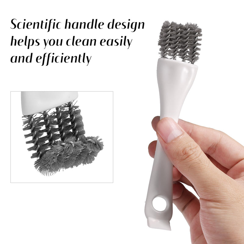 3pcs Bird Cage Brush Cleaner, Stainless Steel Bird Cleaning Brush Durable Droppings Removal Tool for Pet Parrot Fowl Cage Remover Cleaning Accessory - PawsPlanet Australia
