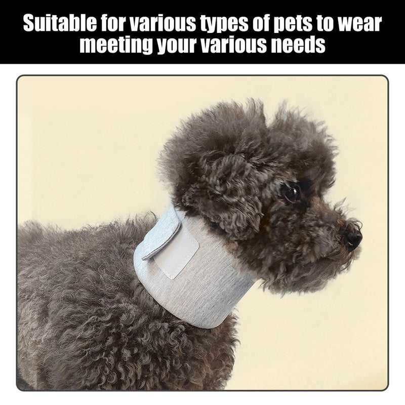 1 x neck protective cover for pets and 1 x collar, practical neck protection collar, pet protection ring, suitable for skin damage in pets, post-operative and other scenes.