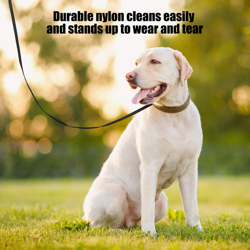 30 Pieces Slip Leads Dog Leash Pet Rope Strong Pulling Kennel Leads with O-Ring Durable for Dogs Walking Training Neon Green, Orange, Yellow, Blue, Red, Black - PawsPlanet Australia