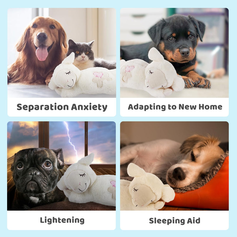 ALL FOR PAWS Heartbeat Replacement Soother Heartbeat Simulator for Puppy Sleep Aid Calming Plush Toys Heart Replacement - PawsPlanet Australia