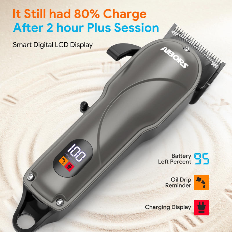 Dog Clippers for Grooming: Dog Grooming Kit Low Noise Electric Quiet Rechargeable Adjustable Clipper Comb Cordless Pet Hair Thick Coats Clippers Trimmers Set Dogs Hair Clippers for Dogs Cats Pets Grey - PawsPlanet Australia