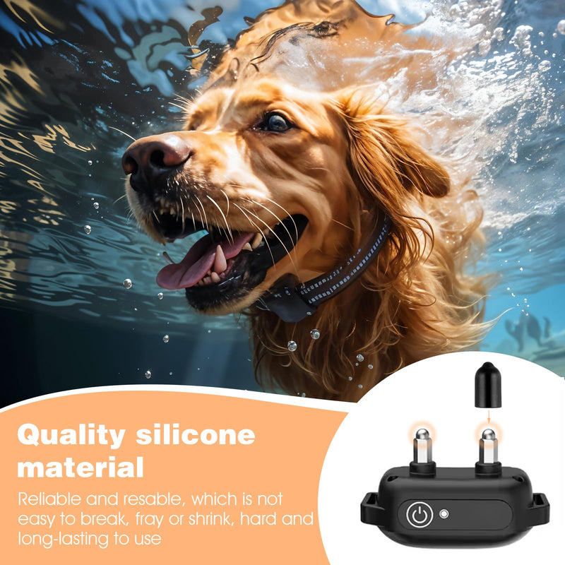 32 pcs Dog Shock Collar Rubber Tips Anti Bark Collars Caps Training Collar Replacement Silicone Covers Column Conductive Rubber Sleeve Extra Contact Points for Pet Puppy Training Stop Barking - PawsPlanet Australia