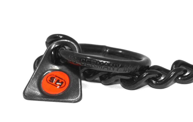 Herm Sprenger Black Stainless Steel Choke Dog Training Collar No-Pull Slip Chain for Small Medium Large Dogs for Easy Control Show Chain Collar Made in Germany 2mm 16in (40cm) - PawsPlanet Australia