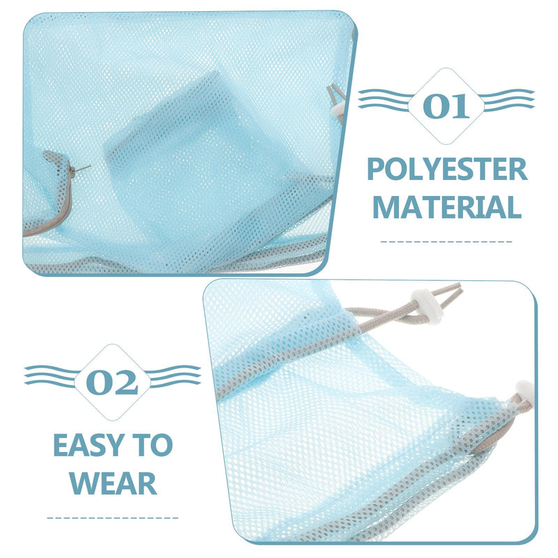 CLISPEED Breathable cat grooming bag made of polyester with adjustable mesh fabric and scratch-resistant design for safe grooming and relaxed bath time